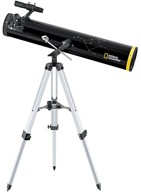 Telescopio National Geographic 114/900 sobre su montura azimutal