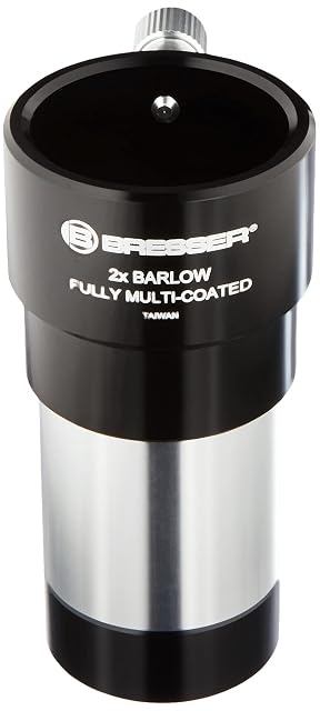 Lente de Barlow Bresser 2× de cuatro elementos, en negro