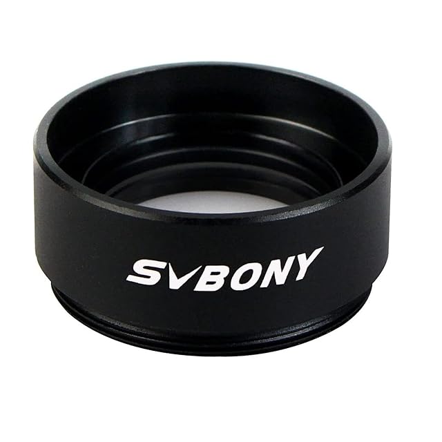 Reductor de focal SVBONY 0,5× en barrilete de aluminio anodizado
