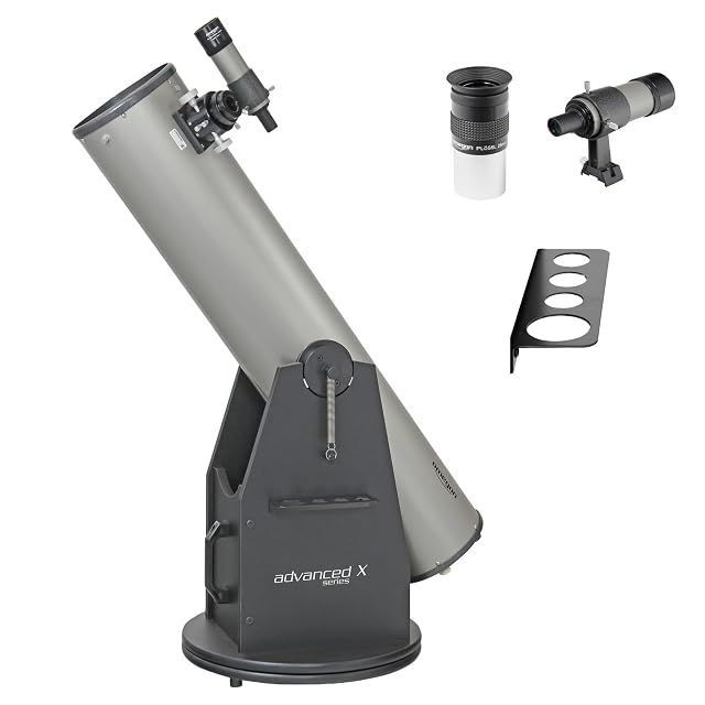 Dobson Omegon Advanced X 203/1200 sobre su caja basculante