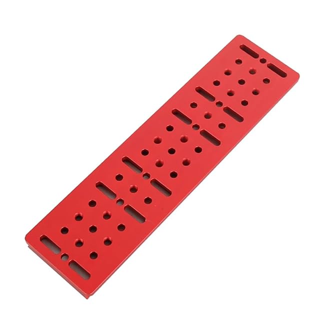 Placa de cola de milano multifunción Hopbucan anodizada en rojo