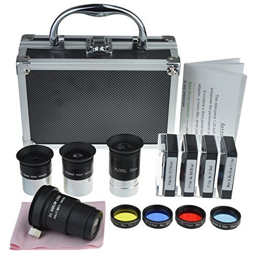 Conjunto de accesorios de telescopio SOLOMARK de quince piezas en su maletín