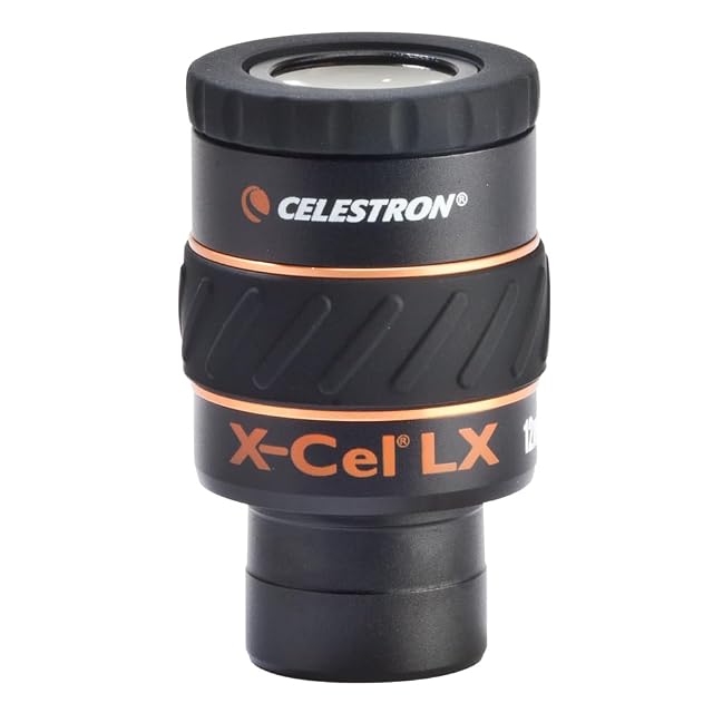 Ocular Celestron X-Cel LX de 12 mm con empuñadura de goma moleteada