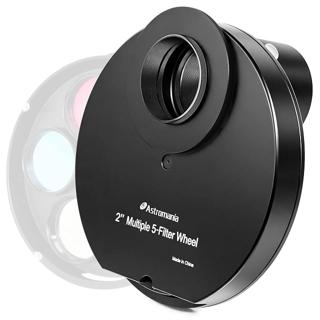 Rueda portafiltros Astromania de 50,8 mm y cinco posiciones