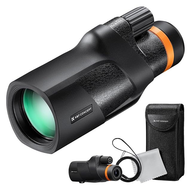 Monocular K&F Concept 12×50 con empuñadura de goma texturada
