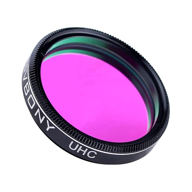 Filtro de nebulosas UHC SVBONY de 31,75 mm en su estuche