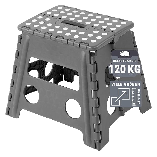 Escalón plegable ZOLLNER antracita