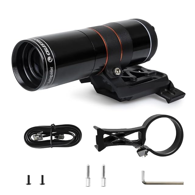Celestron StarSense Autoguider montado sobre un telescopio computerizado