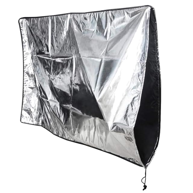 Funda para telescopio Fowecry con revestimiento plateado y correa de cierre